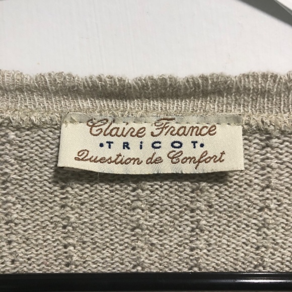 Vintage European Luxury unique knit sweater with adjustable ties - Picture 2 of 4